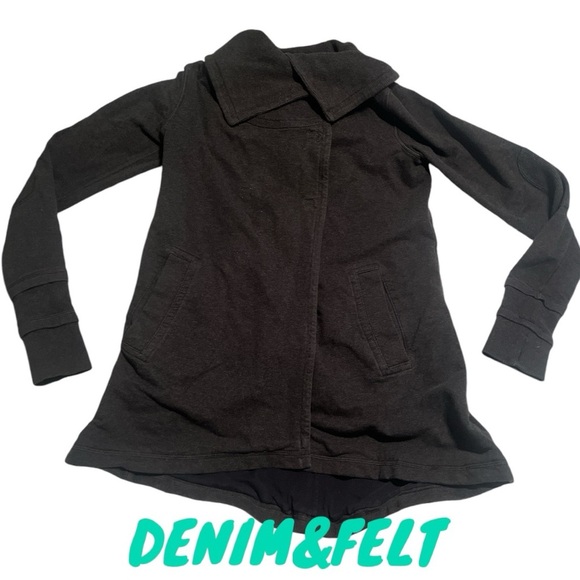 Lululemon Gratitude Wrap Heathered Black Jacket | Size 4 | PRELOVED!! EUC!! 🩶 - Picture 7 of 16